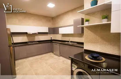 Apartment - 1 Bedroom - 1 Bathroom for sale in Moon Residences - Fifth Square - The 5th Settlement - New Cairo City - Cairo