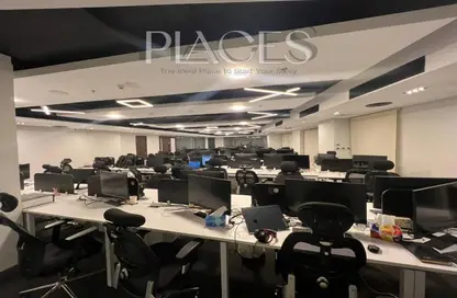 Office Space - Studio - 2 Bathrooms for rent in V90 - North Teseen St. - The 5th Settlement - New Cairo City - Cairo