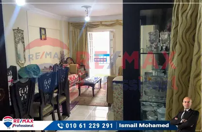 شقة - 3 غرف نوم - 2 حمامات للبيع في طريق جمال عبد الناصر - العصافرة بحري - العصافرة - حي ثان المنتزة - الاسكندرية