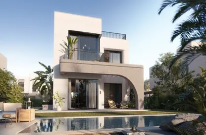 منزل مزدوج - 4 غرف نوم - 5 حمامات للبيع في أو ويست - كمبوندات 6 أكتوبر - مدينة 6 أكتوبر - الجيزة