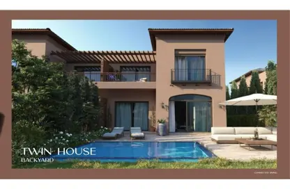 Twin House - 4 Bedrooms - 4 Bathrooms for sale in Village West - Sheikh Zayed Compounds - Sheikh Zayed City - Giza