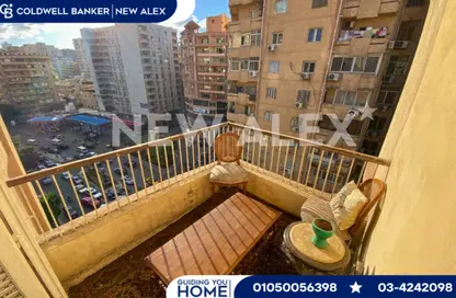شقة - 3 غرف نوم - 2 حمامات للايجار في شارع ابو قير - جليم - حي شرق - الاسكندرية