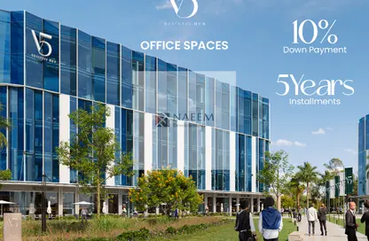 Office Space - Studio - 2 Bathrooms for sale in Smart Village - Cairo Alexandria Desert Road - 6 October City - Giza