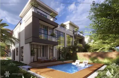 Townhouse - 3 Bedrooms - 2 Bathrooms for sale in Saada Compound - New Cairo City - Cairo