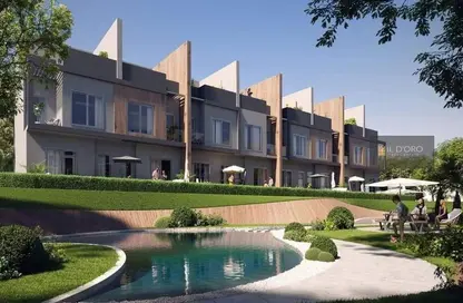 Townhouse - 4 Bedrooms - 4 Bathrooms for sale in West Woods - Fayoum Desert road - 6 October City - Giza