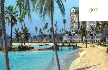 iVilla - 4 Bedrooms - 3 Bathrooms for sale in Lagoon Beach Park - 5th Settlement Compounds - The 5th Settlement - New Cairo City - Cairo