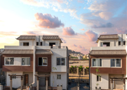 Twin House - 3 bedrooms - 4 bathrooms for للبيع in Rock Ville Road - 5th District - Obour City - Qalyubia