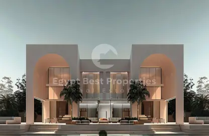 منزل مزدوج - 5 غرف نوم - 5 حمامات للبيع في هاسيندا حنيش - قسم مرسي مطروح - الساحل الشمالي