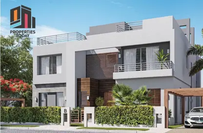 Villa - 4 Bedrooms - 4 Bathrooms for sale in Palm Hills October - Cairo Alexandria Desert Road - 6 October City - Giza Villa - 4 Bedrooms - 4 Bathrooms for sale in Palm Hills October - Cairo Alexandria Desert Road - 6 October City - Giza