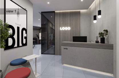 Office Space - Studio - 1 Bathroom for rent in Bank Center Street - South Teseen St. - The 5th Settlement - New Cairo City - Cairo
