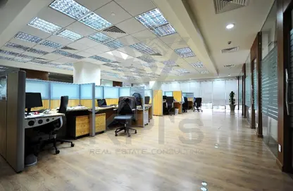 Office Space - Studio - 2 Bathrooms for rent in Bank Center Street - South Teseen St. - The 5th Settlement - New Cairo City - Cairo