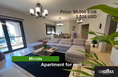 Apartment - 3 Bedrooms - 2 Bathrooms for rent in Mivida - 5th Settlement Compounds - The 5th Settlement - New Cairo City - Cairo