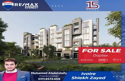 Apartment - 4 Bedrooms - 5 Bathrooms for sale in Ivoire - Sheikh Zayed City - Giza