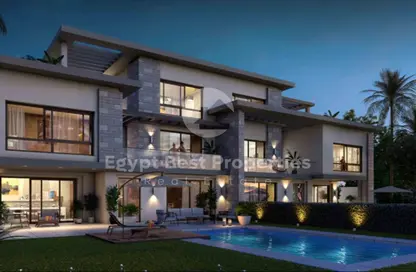 Villa - 4 Bedrooms - 4 Bathrooms for sale in Swan Lake Residence - 5th Settlement Compounds - The 5th Settlement - New Cairo City - Cairo
