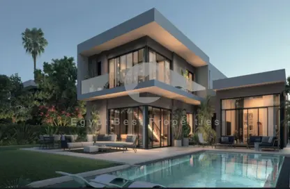 Villa - 5 Bedrooms - 6 Bathrooms for sale in Swan Lake West - 6 October Compounds - 6 October City - Giza