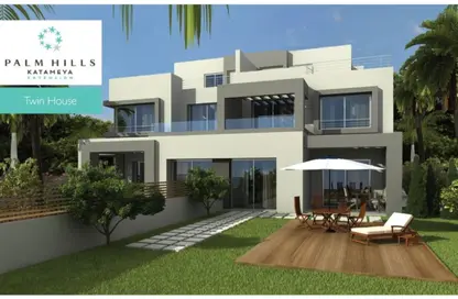 Twin House - 4 Bedrooms - 4 Bathrooms for sale in Palm Hills Katameya Extension - 5th Settlement Compounds - The 5th Settlement - New Cairo City - Cairo