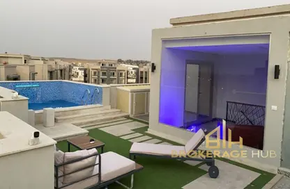 Penthouse - 2 Bedrooms - 4 Bathrooms for rent in Galleria Moon Valley - South Investors Area - New Cairo City - Cairo
