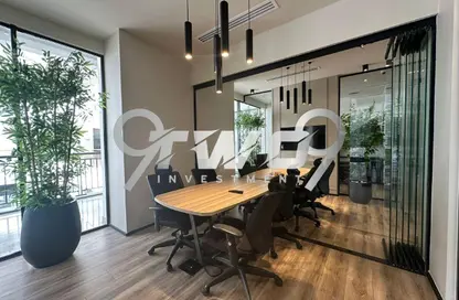 Office Space - Studio - 2 Bathrooms for sale in Bank Center Street - South Teseen St. - The 5th Settlement - New Cairo City - Cairo