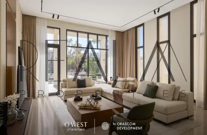 Apartment - 2 Bedrooms - 2 Bathrooms for sale in O West - 6 October Compounds - 6 October City - Giza
