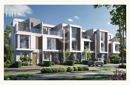 Townhouse - 3 Bedrooms - 5 Bathrooms for sale in Crescent Walk - 5th Settlement Compounds - The 5th Settlement - New Cairo City - Cairo