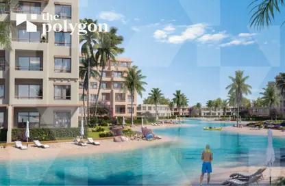 شاليه - 2 غرف نوم - 2 حمامات للبيع في هاسيندا وترز - قسم الضبعة - الساحل الشمالي