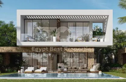 Chalet - 3 Bedrooms - 4 Bathrooms for sale in Azha North - Ras Al Hekma - North Coast