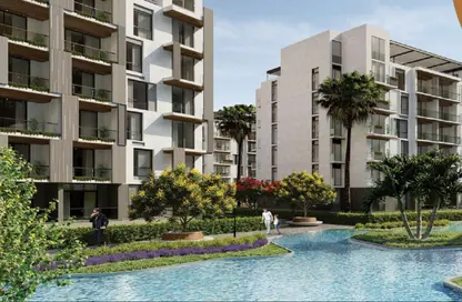 Apartment - 2 Bedrooms - 1 Bathroom for sale in The Icon Residence - 5th Settlement Compounds - The 5th Settlement - New Cairo City - Cairo