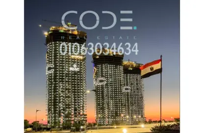 Apartment - 2 Bedrooms - 2 Bathrooms for sale in North Edge Towers - New Alamein City - Al Alamein - North Coast