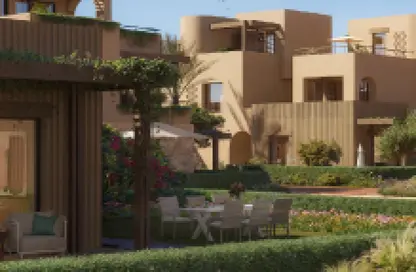 Chalet - 2 Bedrooms - 2 Bathrooms for sale in Ramla Lakeside - Qesm Ad Dabaah - North Coast