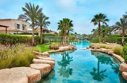 Villa - 5 Bedrooms - 4 Bathrooms for rent in Swan Lake - The 1st Settlement - New Cairo City - Cairo