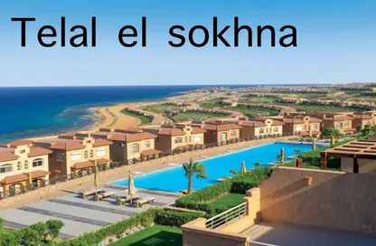 شاليه - 3 غرف نوم - 3 حمامات للبيع في تلال السخنة - العين السخنة - السويس