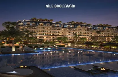 Apartment - 2 Bedrooms - 3 Bathrooms for sale in Nile Boulevard - New Cairo City - Cairo