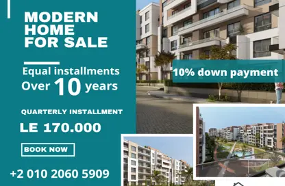 Apartment - 3 Bedrooms - 3 Bathrooms for sale in Green Revolution - Sheikh Zayed Compounds - Sheikh Zayed City - Giza