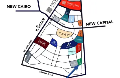 تاون هاوس - 5 غرف نوم - 4 حمامات للبيع في مدن جولف تاون - التجمع السادس - مدينة القاهرة الجديدة - القاهرة