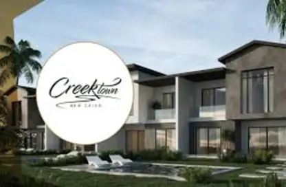 Villa - 3 Bedrooms - 3 Bathrooms for sale in Creek Town - The 1st Settlement - New Cairo City - Cairo