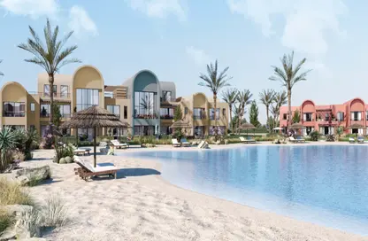 Twin House - 3 Bedrooms - 3 Bathrooms for sale in Mangroovy Residence - Al Gouna - Hurghada - Red Sea