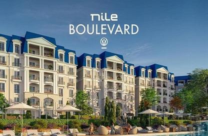 Apartment - 3 Bedrooms - 3 Bathrooms for sale in Nile Boulevard - New Cairo City - Cairo