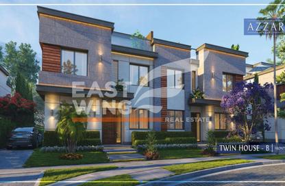 Twin House - 4 Bedrooms - 2 Bathrooms for sale in Azzar 2 - 5th Settlement Compounds - The 5th Settlement - New Cairo City - Cairo