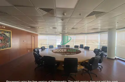 Office Space - Studio - 4 Bathrooms for rent in Bank Center Street - South Teseen St. - The 5th Settlement - New Cairo City - Cairo