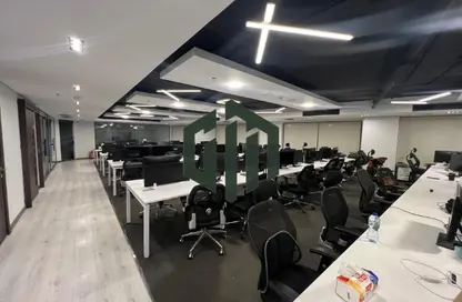 Office Space - Studio - 3 Bathrooms for rent in Bank Center Street - South Teseen St. - The 5th Settlement - New Cairo City - Cairo