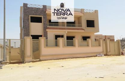 Twin House - 7+ Bedrooms - 6 Bathrooms for sale in Al Bostan St. - 9th District - Sheikh Zayed City - Giza