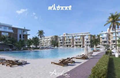 Chalet - 2 Bedrooms - 2 Bathrooms for sale in Azha North - Ras Al Hekma - North Coast