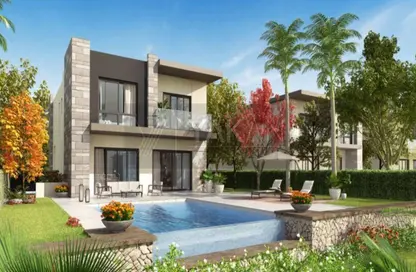 Villa - 3 Bedrooms - 3 Bathrooms for sale in Swan Lake Residence - 5th Settlement Compounds - The 5th Settlement - New Cairo City - Cairo