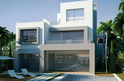 Villa - 4 Bedrooms - 4 Bathrooms for sale in Palm Hills Golf Extension - Al Wahat Road - 6 October City - Giza