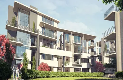 Apartment - 1 Bedroom - 2 Bathrooms for sale in West Leaves - 1st District - 6 October City - Giza