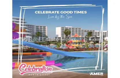 Chalet - 1 Bedroom - 1 Bathroom for sale in Celebration West Beach - Ras Al Hekma - North Coast