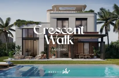 Apartment - 4 Bedrooms - 4 Bathrooms for sale in Crescent Walk - 5th Settlement Compounds - The 5th Settlement - New Cairo City - Cairo