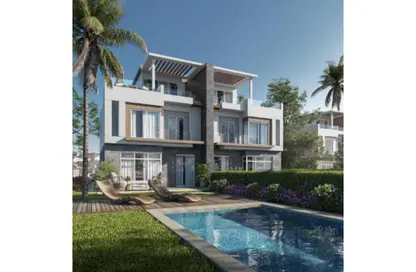 Twin House - 4 Bedrooms - 5 Bathrooms for sale in Zayed Dunes - 6th District - Sheikh Zayed City - Giza