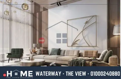 Apartment - 3 Bedrooms - 4 Bathrooms for sale in The Waterway View - 90 Street - The 5th Settlement - New Cairo City - Cairo