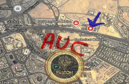 محل تجاري - استوديو - 2 حمامات للبيع في جولدن جيت - شارع التسعين الجنوبي - التجمع الخامس - مدينة القاهرة الجديدة - القاهرة